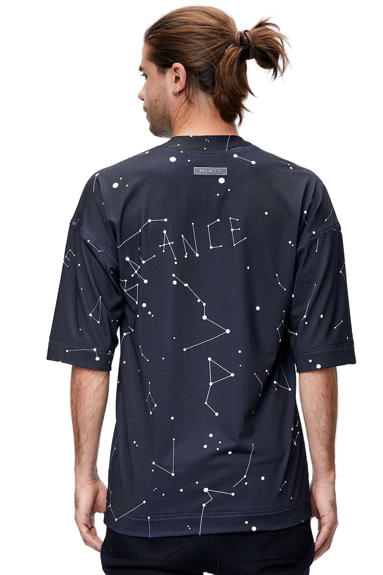 HAMZA Tricou unisex supradimensionat Star Gazing - Pled.ro