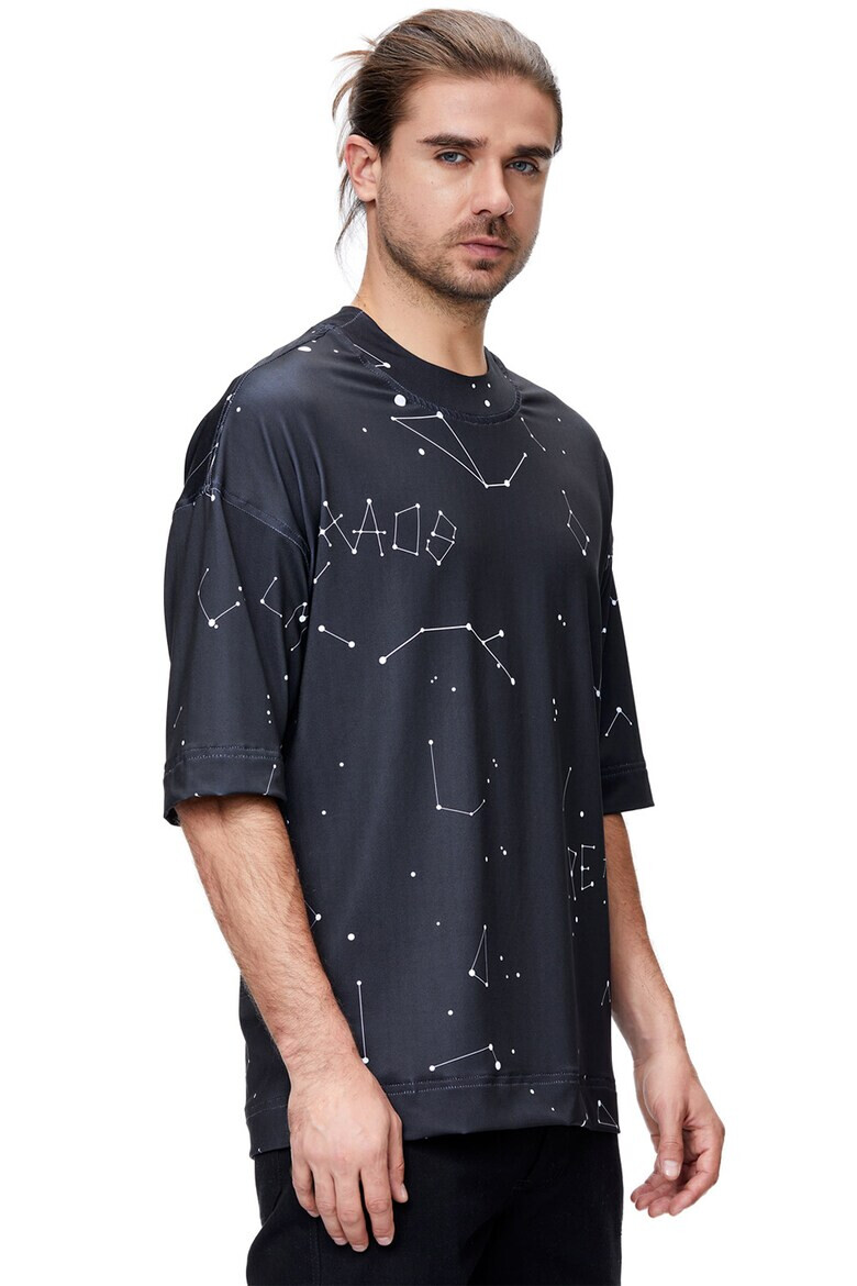 HAMZA Tricou unisex supradimensionat Star Gazing - Pled.ro