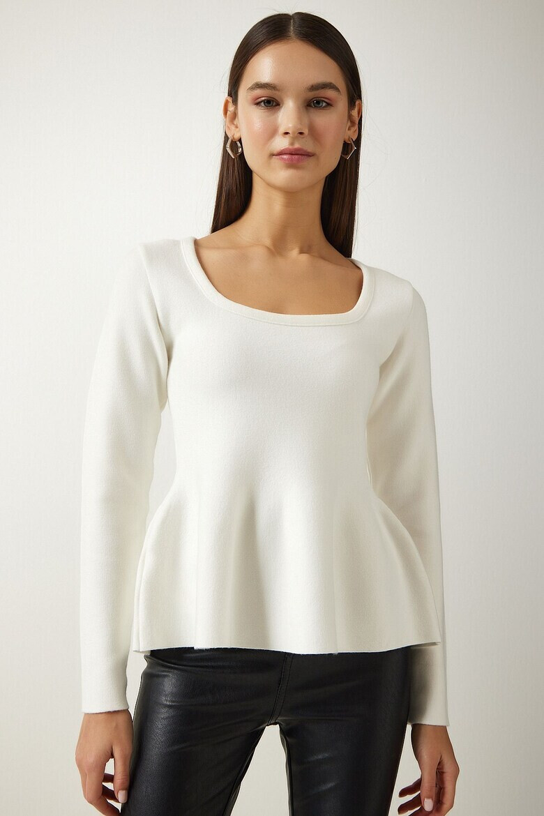 Happiness İstanbul Bluza peplum tricotata - Pled.ro