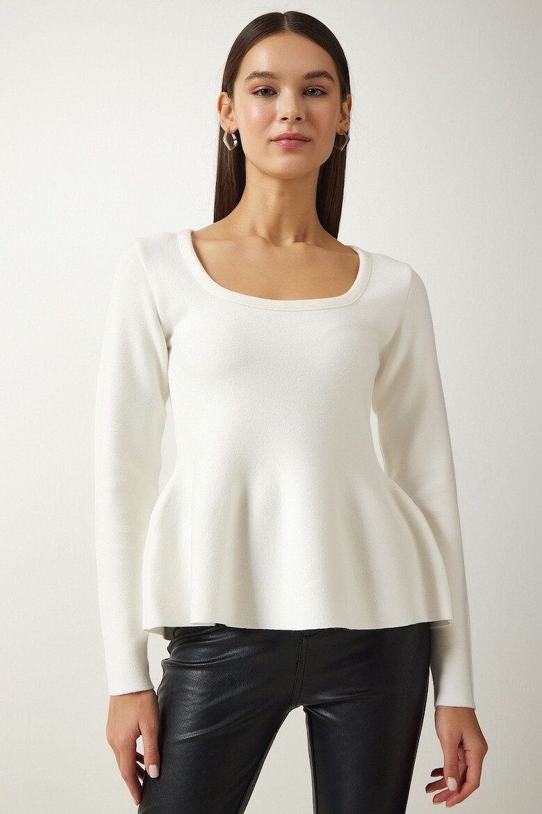 Happiness İstanbul Bluza peplum tricotata - Pled.ro