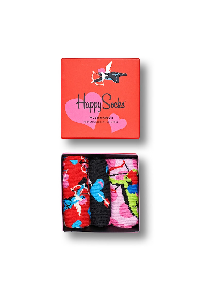 Happy Socks Cutie-cadou cu sosete cu imprimeu - 3 perechi - Pled.ro