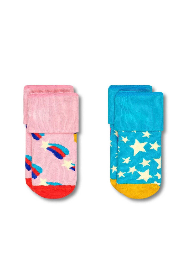 Happy Socks Set de sosete din amestec de bumbac organic - 2 perechi - Pled.ro