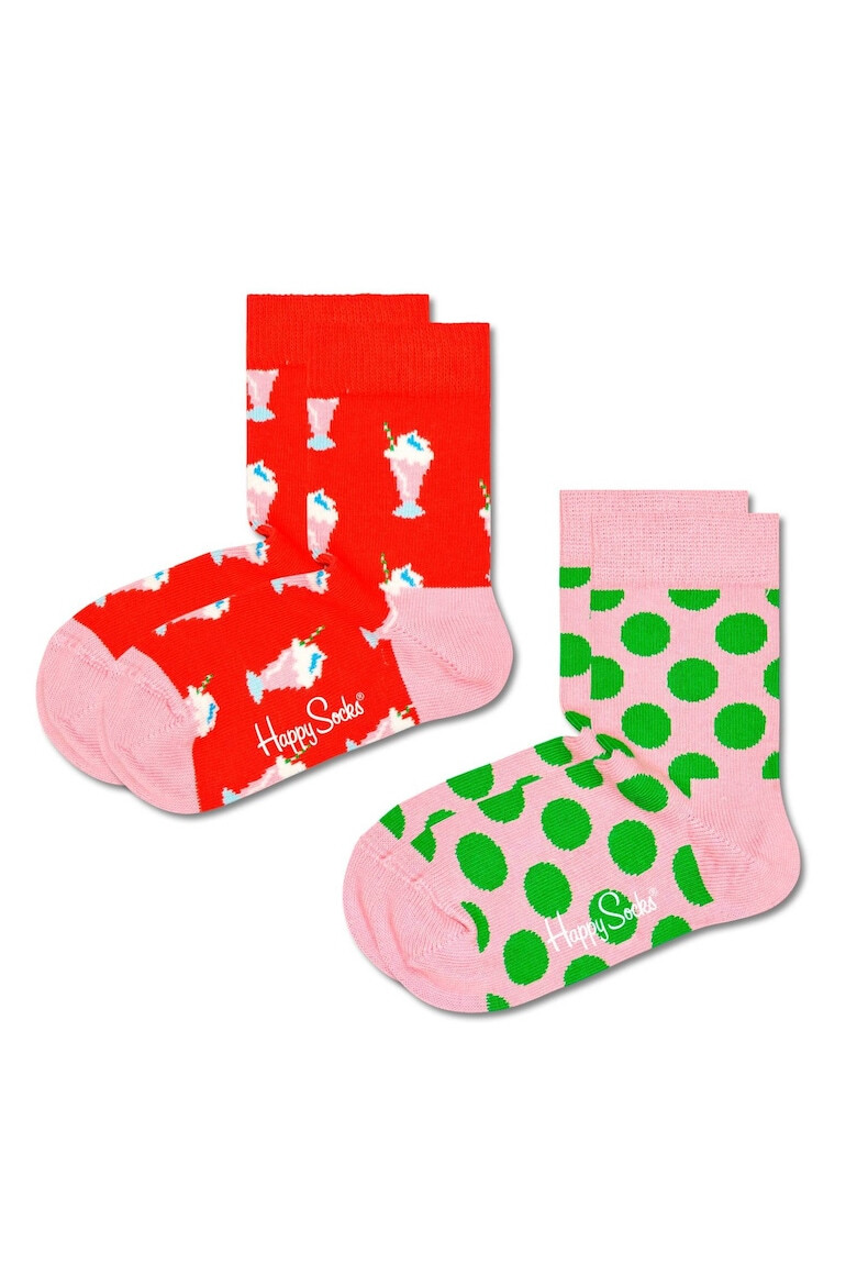 Happy Socks Set de sosete din amestec de bumbac organic - 2 perechi - Pled.ro