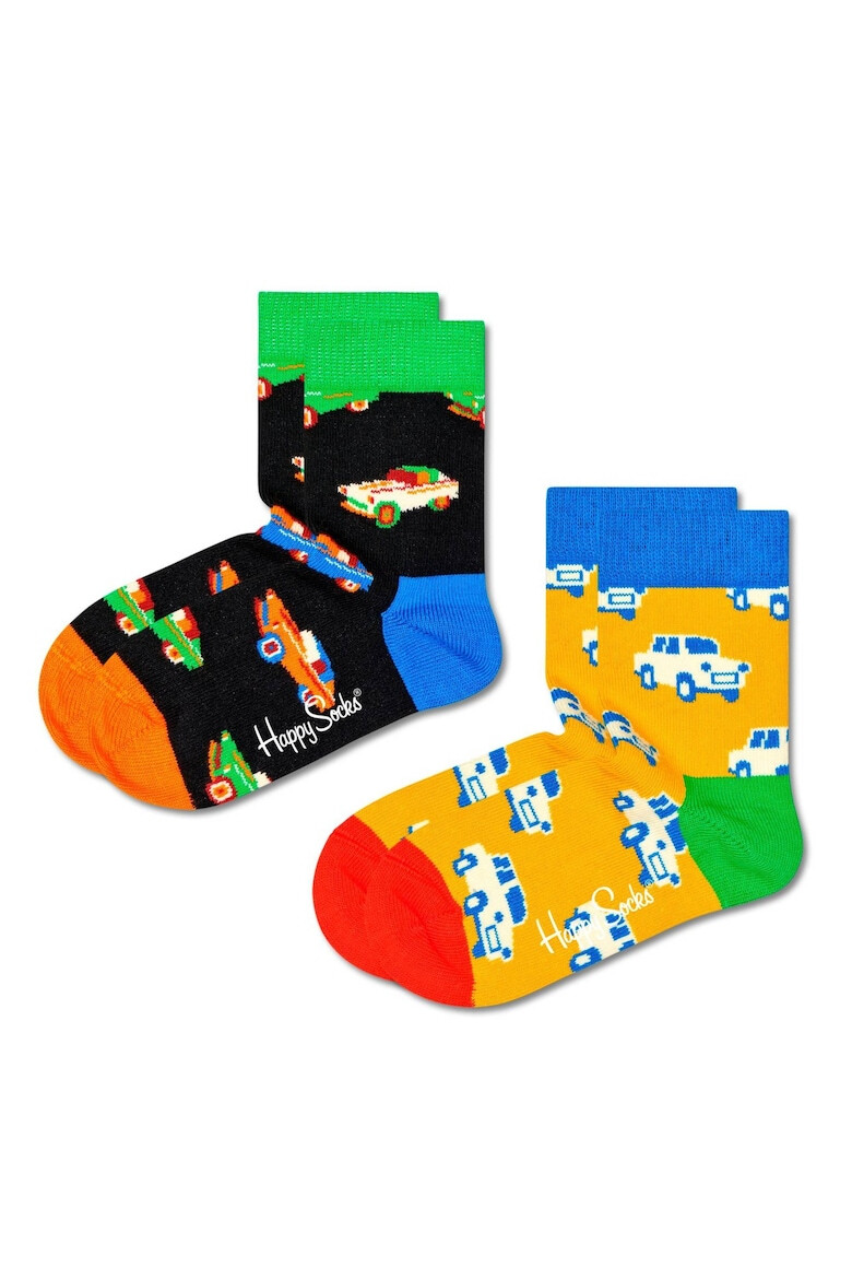 Happy Socks Set de sosete din amestec de bumbac organic - 2 perechi - Pled.ro