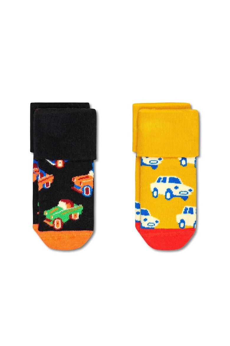 Happy Socks Set de sosete din amestec de bumbac organic - 2 perechi - Pled.ro