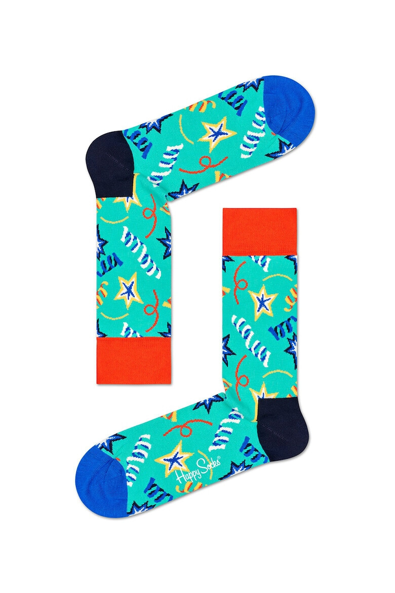 Happy Socks Set de sosete lungi cu model - 2 perechi - Pled.ro