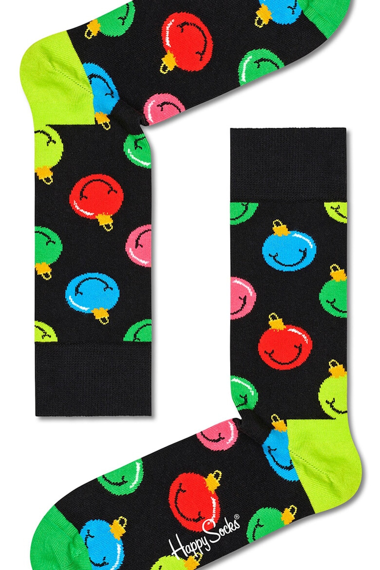 Happy Socks Set de sosete lungi cu model - 3 perechi - Pled.ro