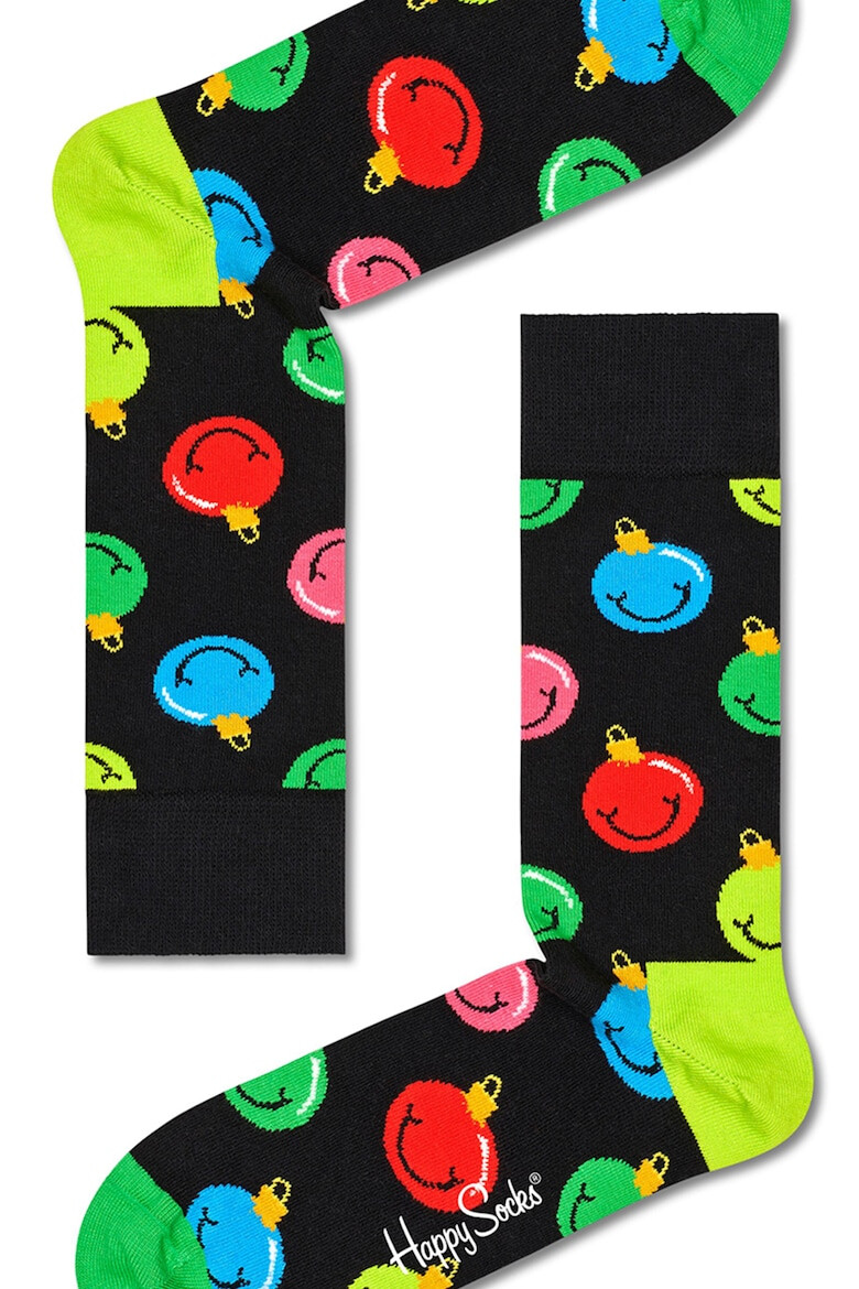 Happy Socks Set de sosete lungi cu model - 4 perechi - Pled.ro