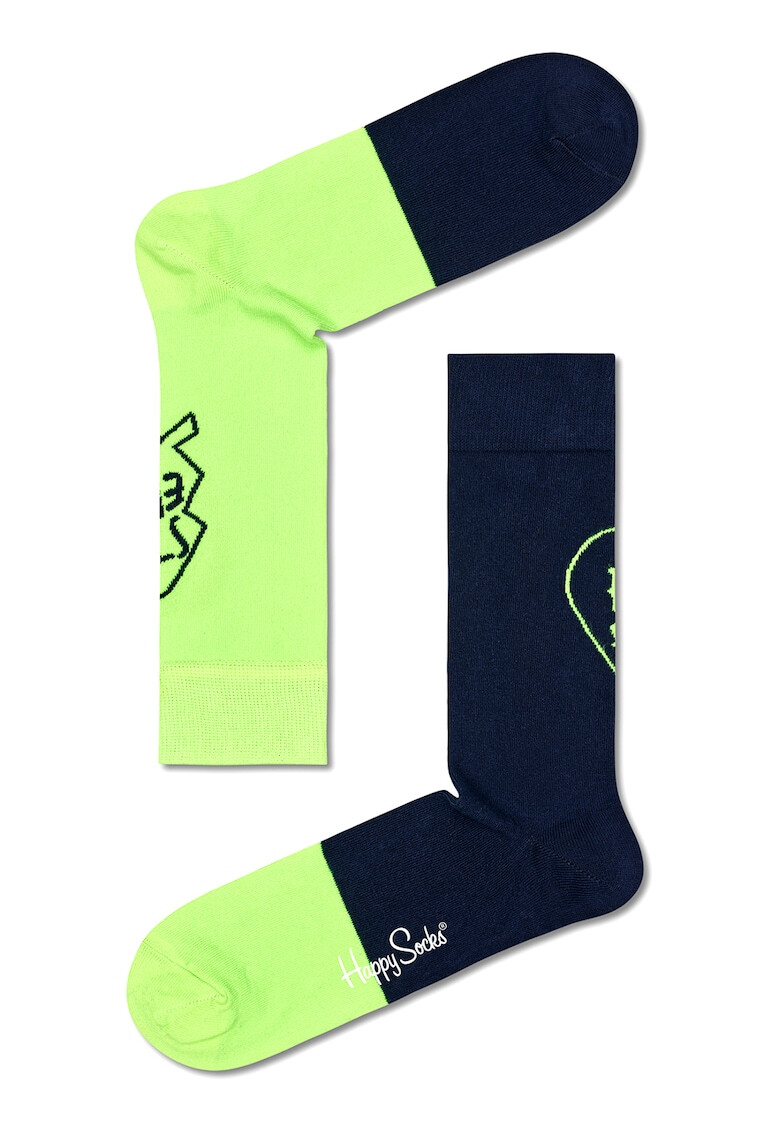 Happy Socks Set de sosete lungi unisex - 2 perechi - Pled.ro