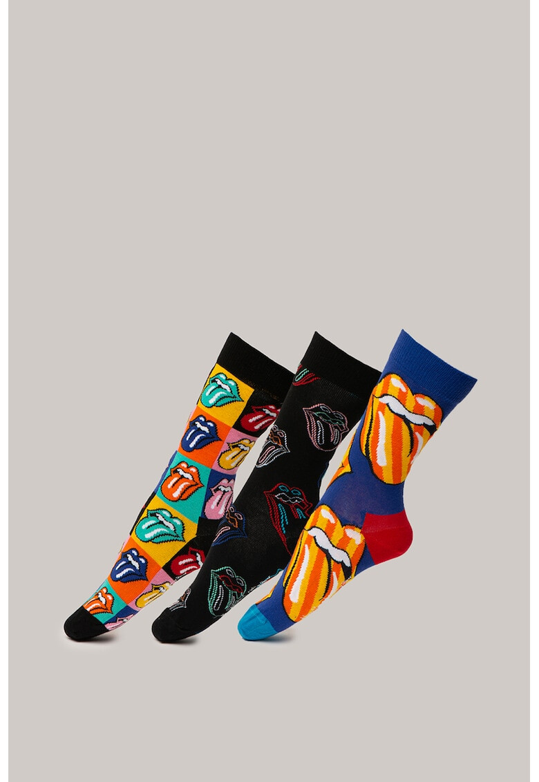 Happy Socks Set de sosete lungi unisex - 3 perechi - Pled.ro