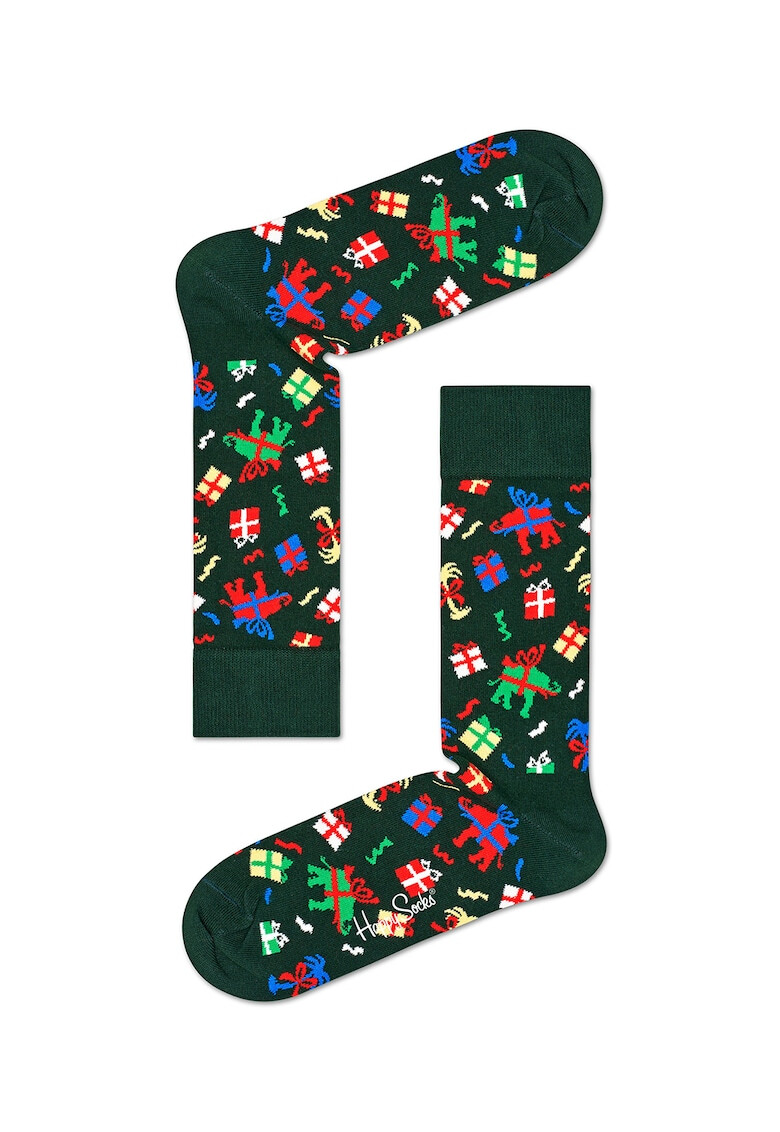 Happy Socks Set de sosete lungi unisex cu imprimeu 3 perechi - Pled.ro