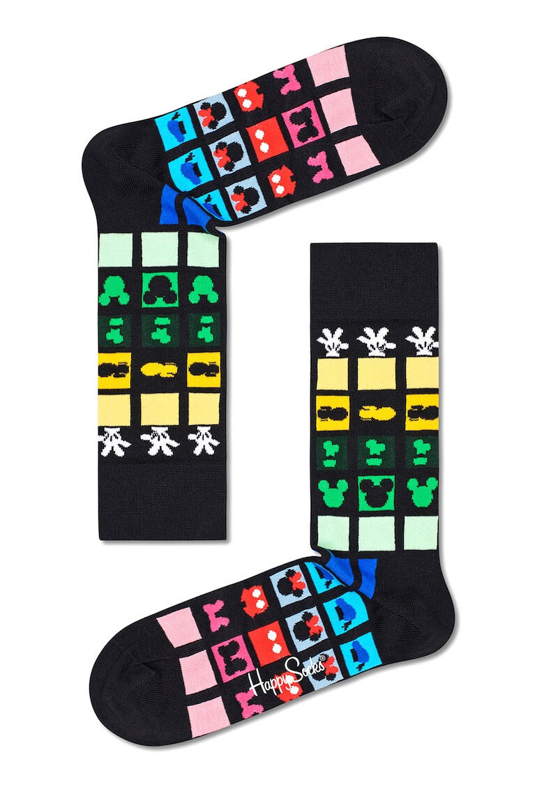 Happy Socks Set de sosete lungi unisex cu imprimeu - 4 perechi - Pled.ro