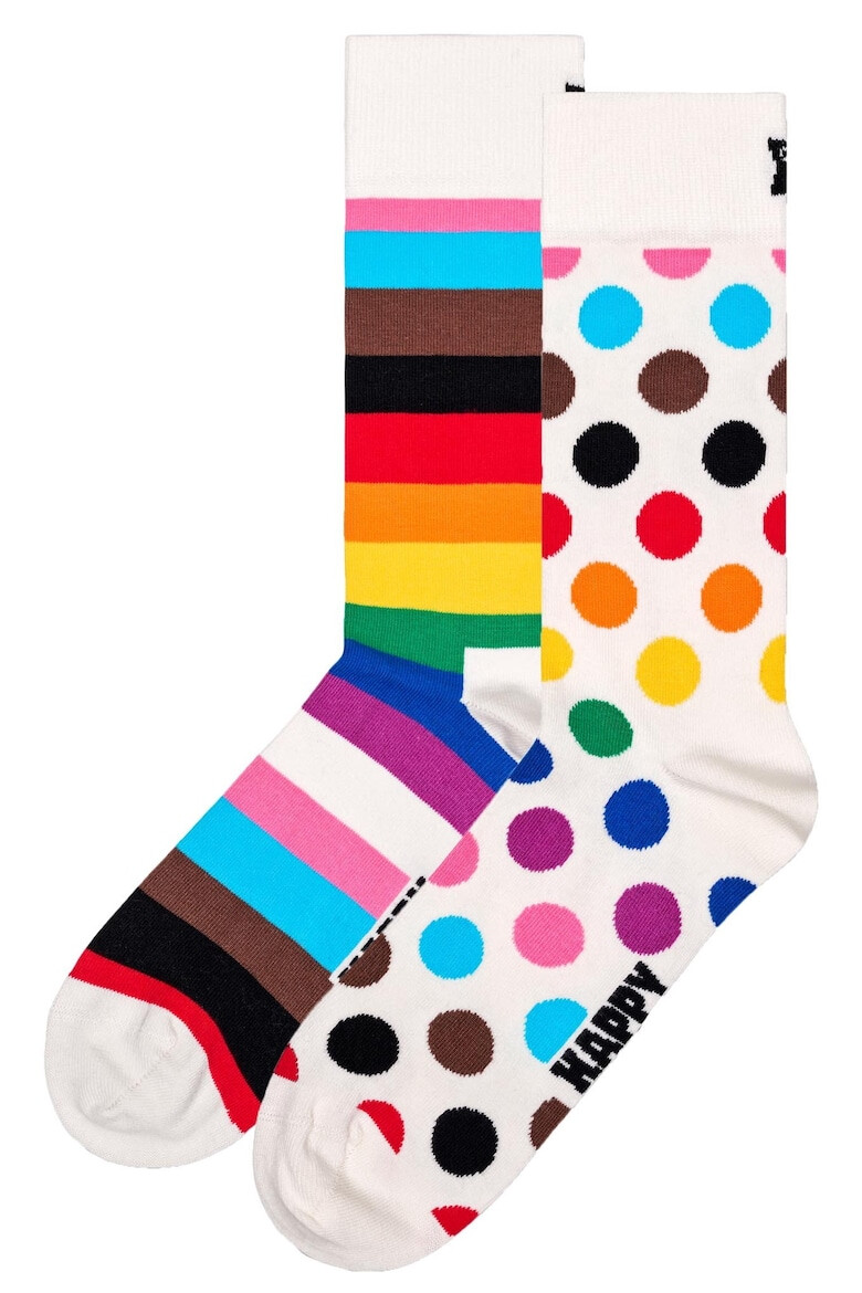 Happy Socks Set de sosete lungi unisex cu model - 2 perechi - Pled.ro