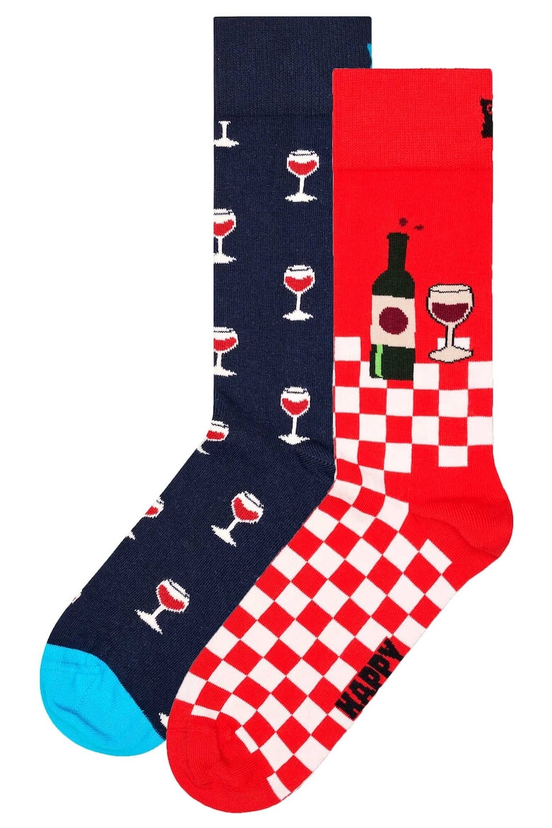 Happy Socks Set de sosete lungi unisex cu model - 2 perechi - Pled.ro