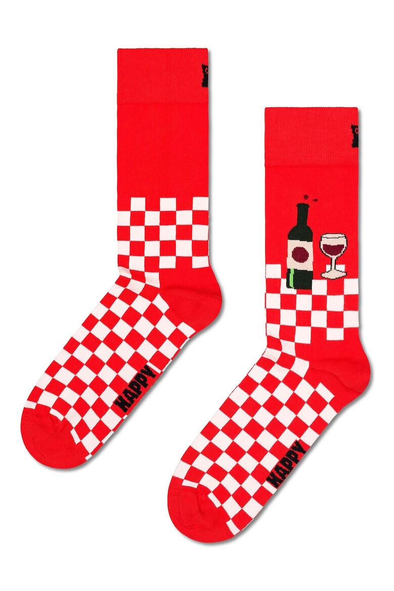 Happy Socks Set de sosete lungi unisex cu model - 2 perechi - Pled.ro