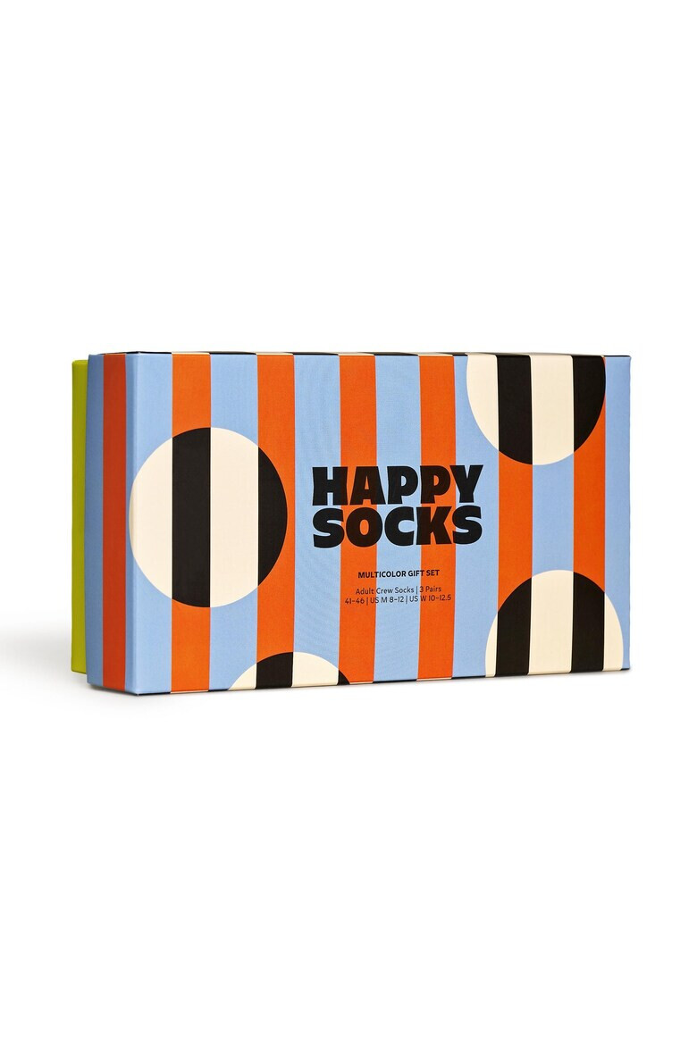 Happy Socks Set de sosete lungi unisex cu model - 3 perechi - Pled.ro