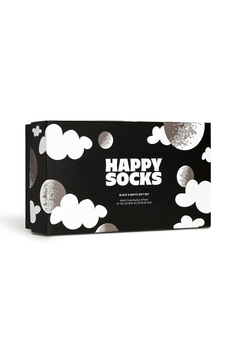 Happy Socks Set de sosete lungi unisex cu model - 3 perechi - Pled.ro