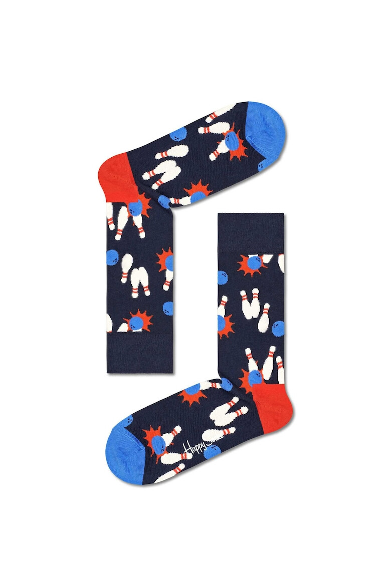 Happy Socks Set de sosete lungi unisex cu model - 4 perechi - Pled.ro