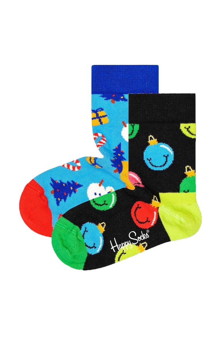 Happy Socks Set de sosete lungi X-Mas - 2 perechi - Pled.ro