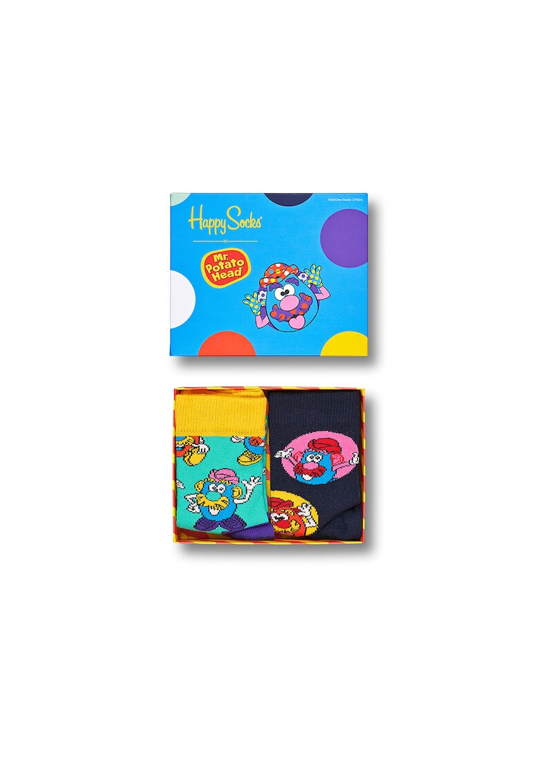 Happy Socks Set de sosete scurte - 2 perechi - Pled.ro