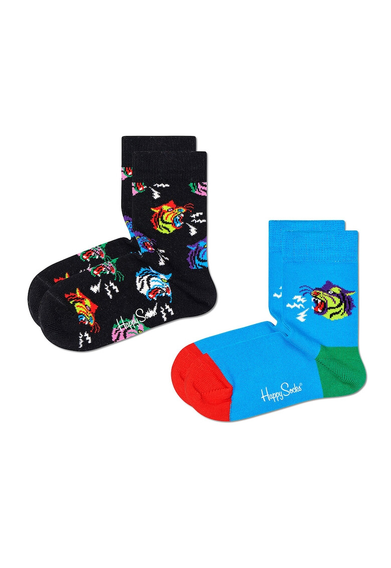 Happy Socks Set de sosete scurte cu model grafic 2 perechi - Pled.ro