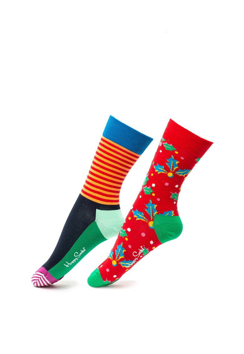 Happy Socks Set de sosete scurte unisex - 2 perechi - Pled.ro