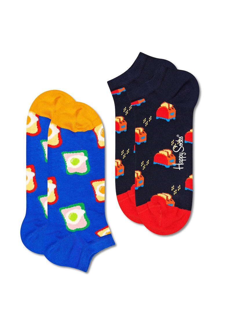 Happy Socks Set de sosete scurte unisex 2 perechi - Pled.ro