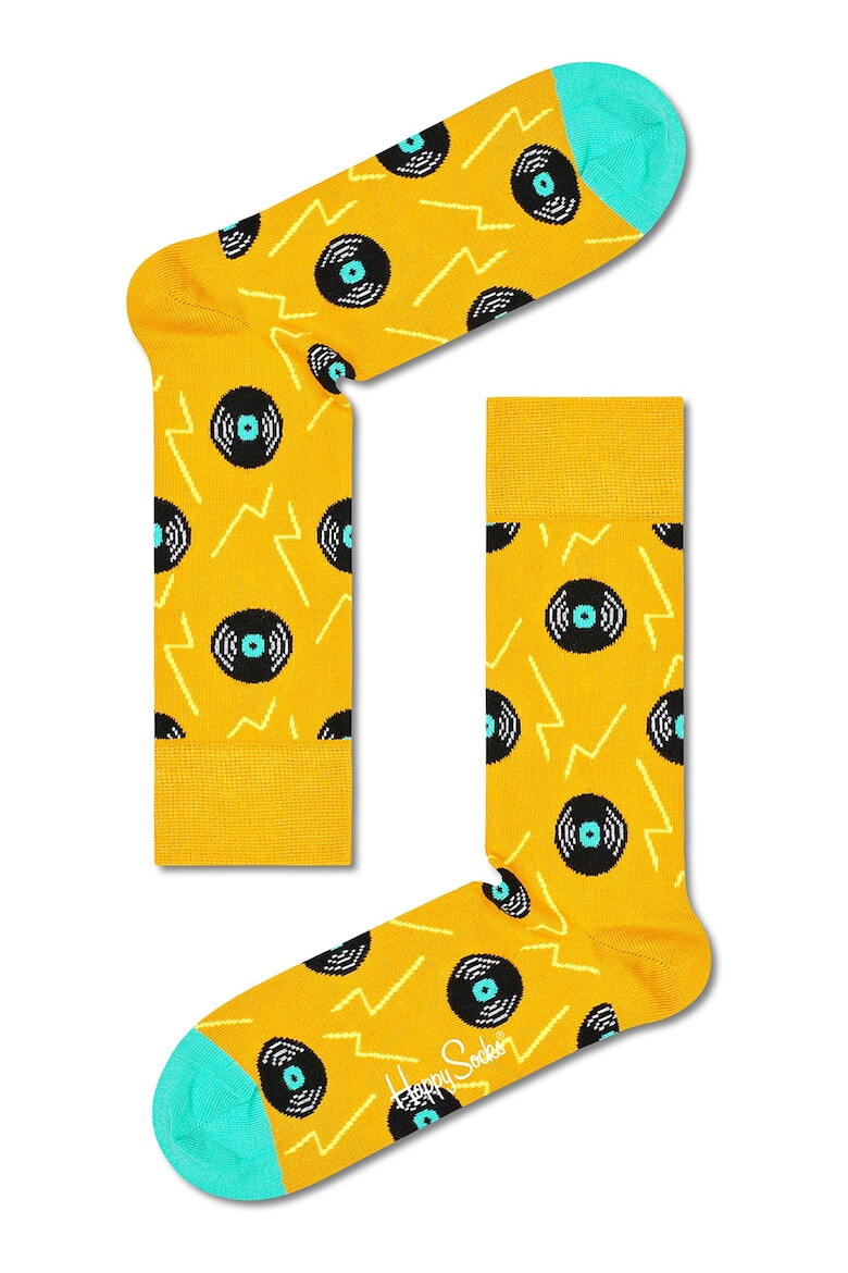 Happy Socks Set de sosete unisex cu imprimeu - 4 perechi - Pled.ro