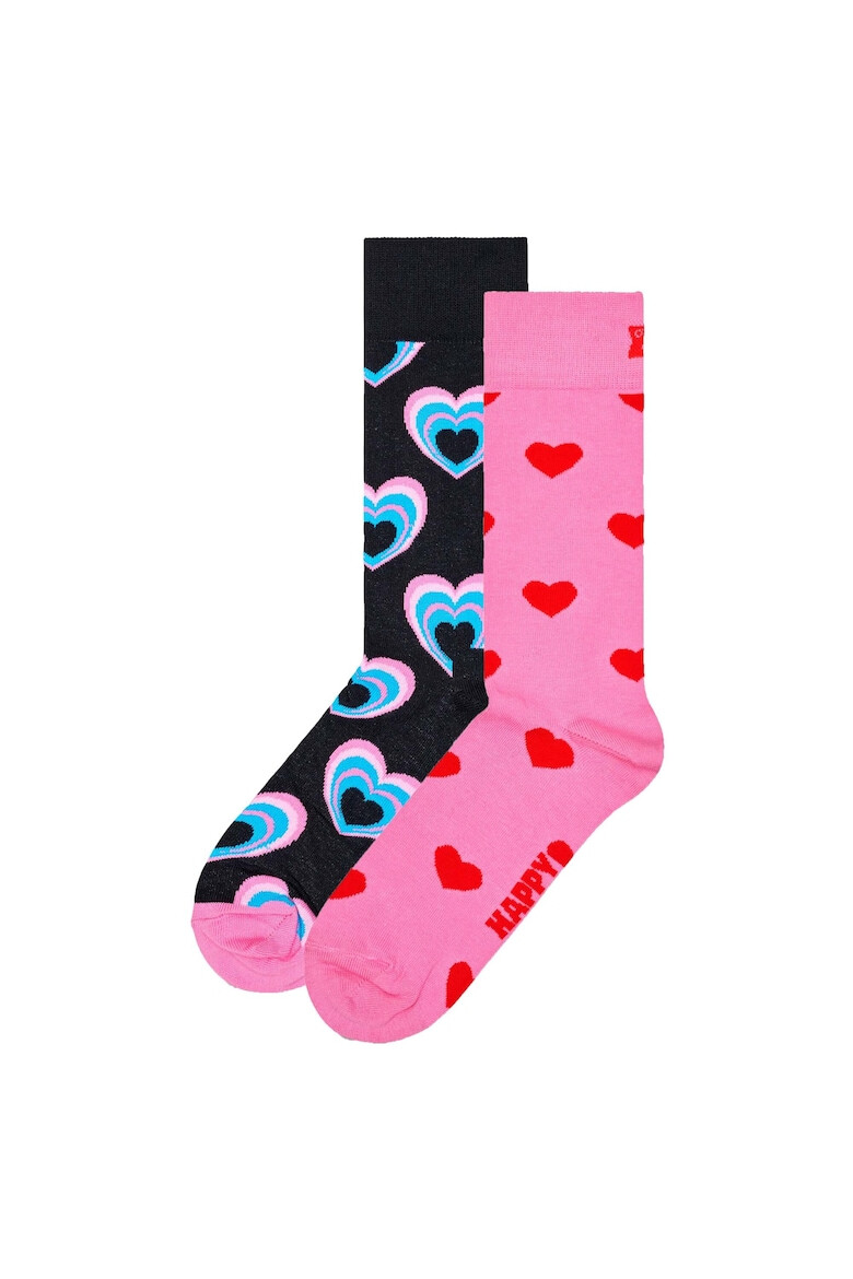 Happy Socks Set de sosete unisex cu imprimeu Love Gift - 2 perechi - Pled.ro