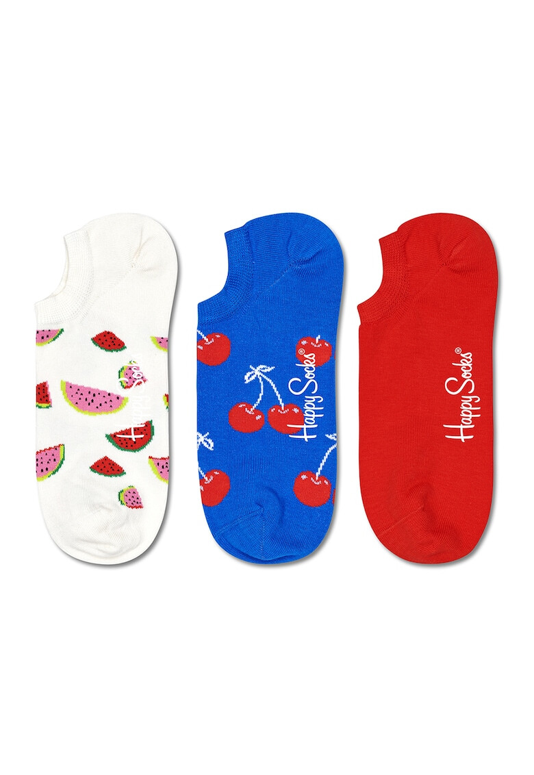 Happy Socks Set de sosete unisex foarte scurte - 3 perechi - Pled.ro