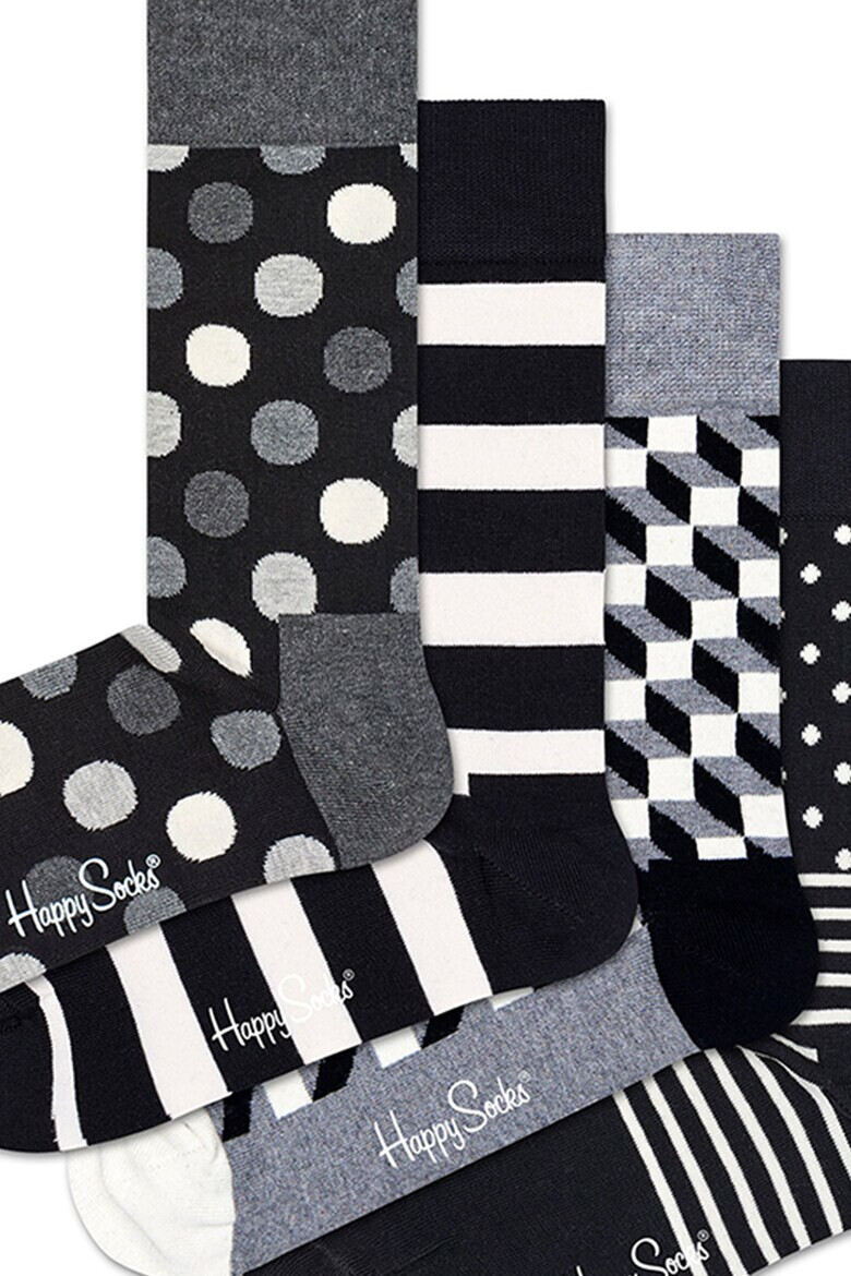 Happy Socks Set de sosete unisex Gift - 4 perechi - Pled.ro