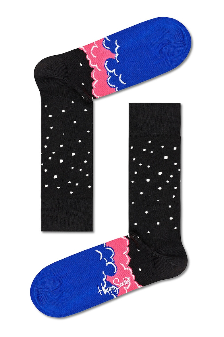 Happy Socks Set de sosete unisex Outer Space - 3 perechi - Pled.ro