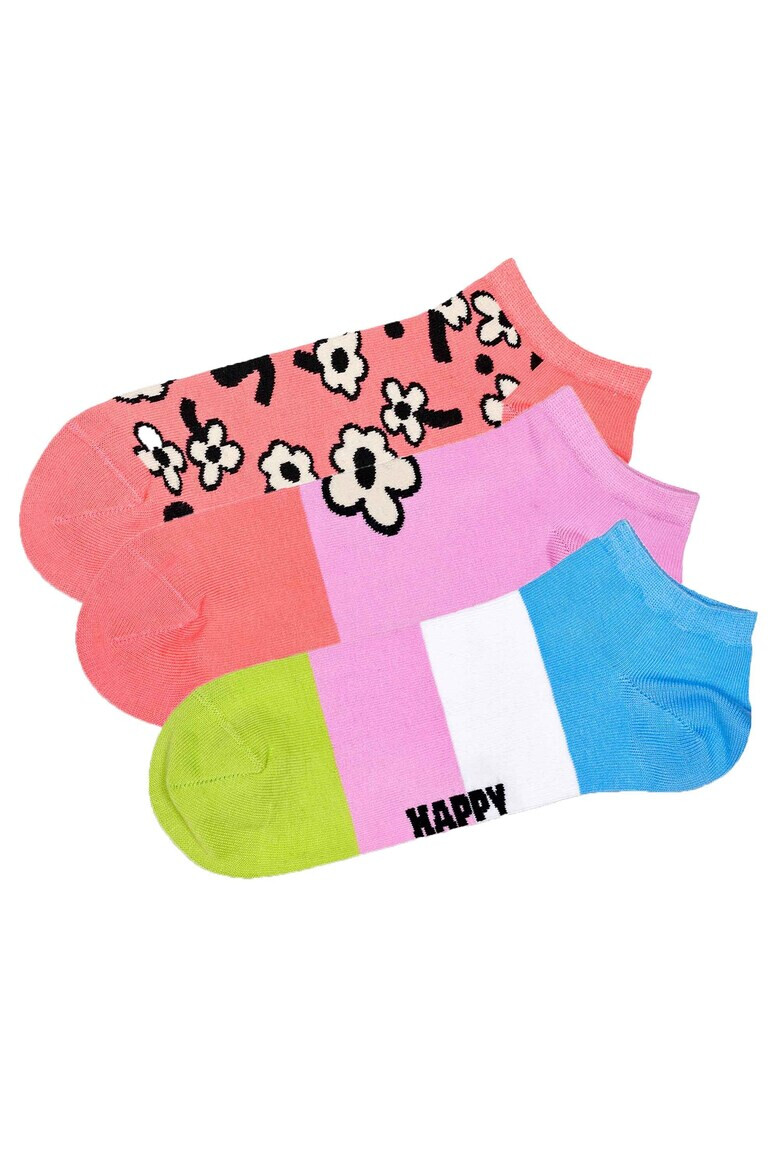 Happy Socks Set de sosete unisex pana la glezna - 3 perechi - Pled.ro