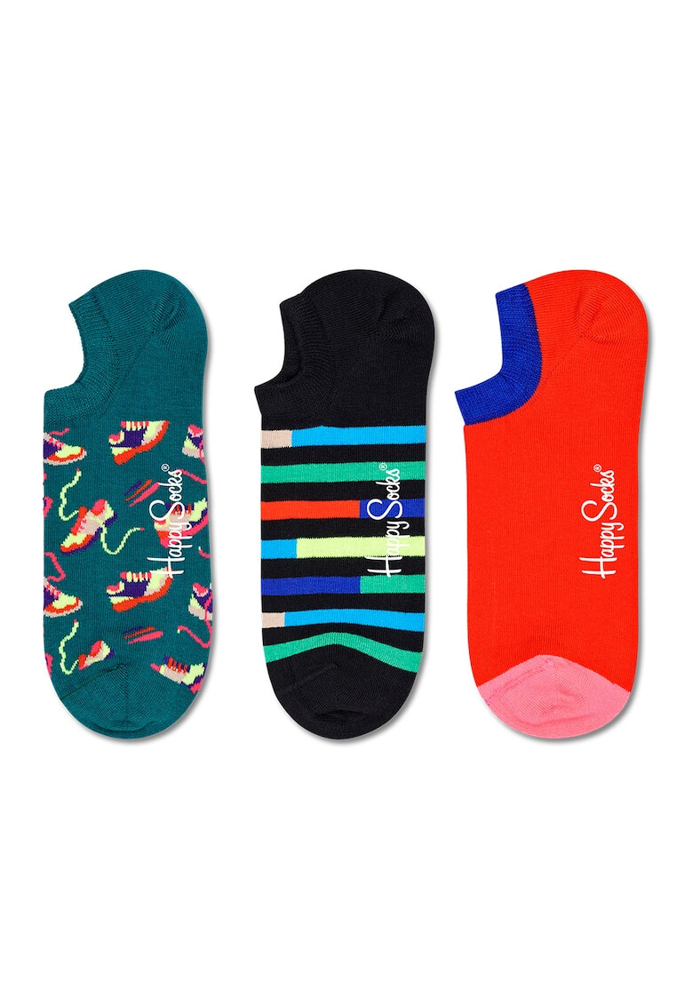 Happy Socks Set unisex de sosete foarte scurte 3 perechi - Pled.ro