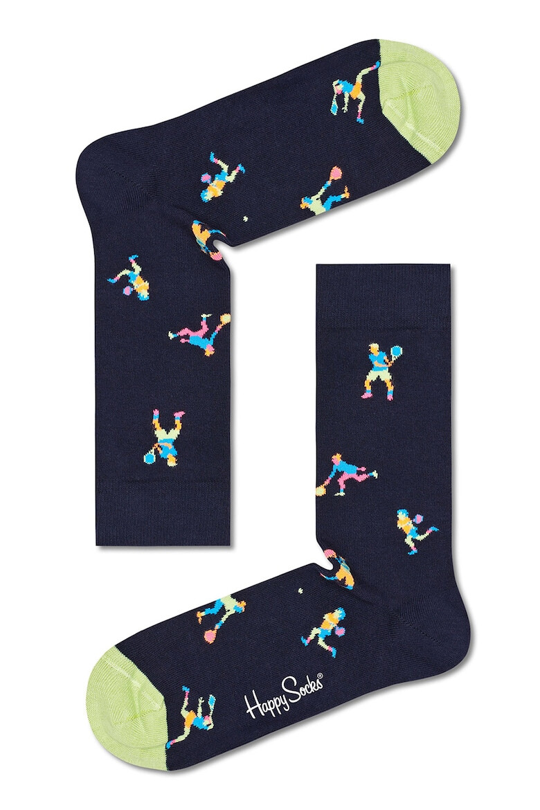 Happy Socks Set unisex de sosete lungi cu model 3 perechi - Pled.ro