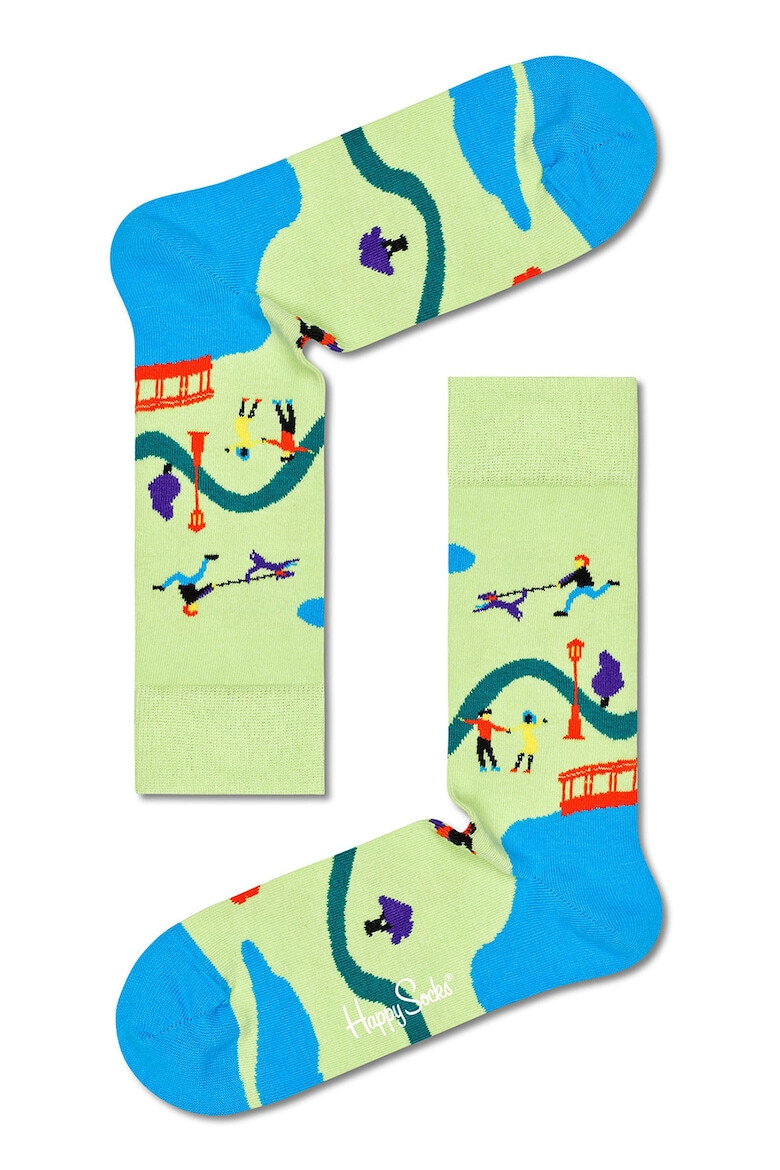 Happy Socks Set unisex de sosete lungi cu model 7 perechi - Pled.ro