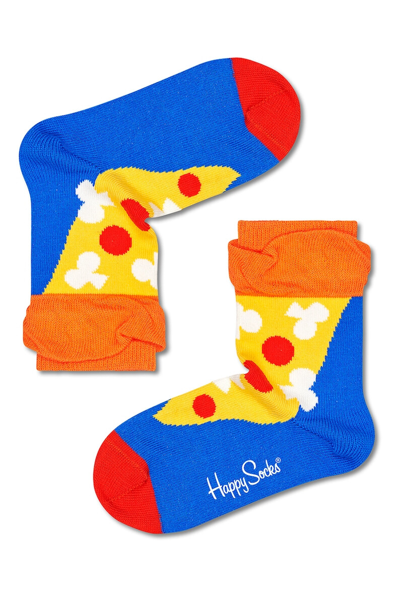 Happy Socks Sosete cu model grafic si mansete duble - Pled.ro