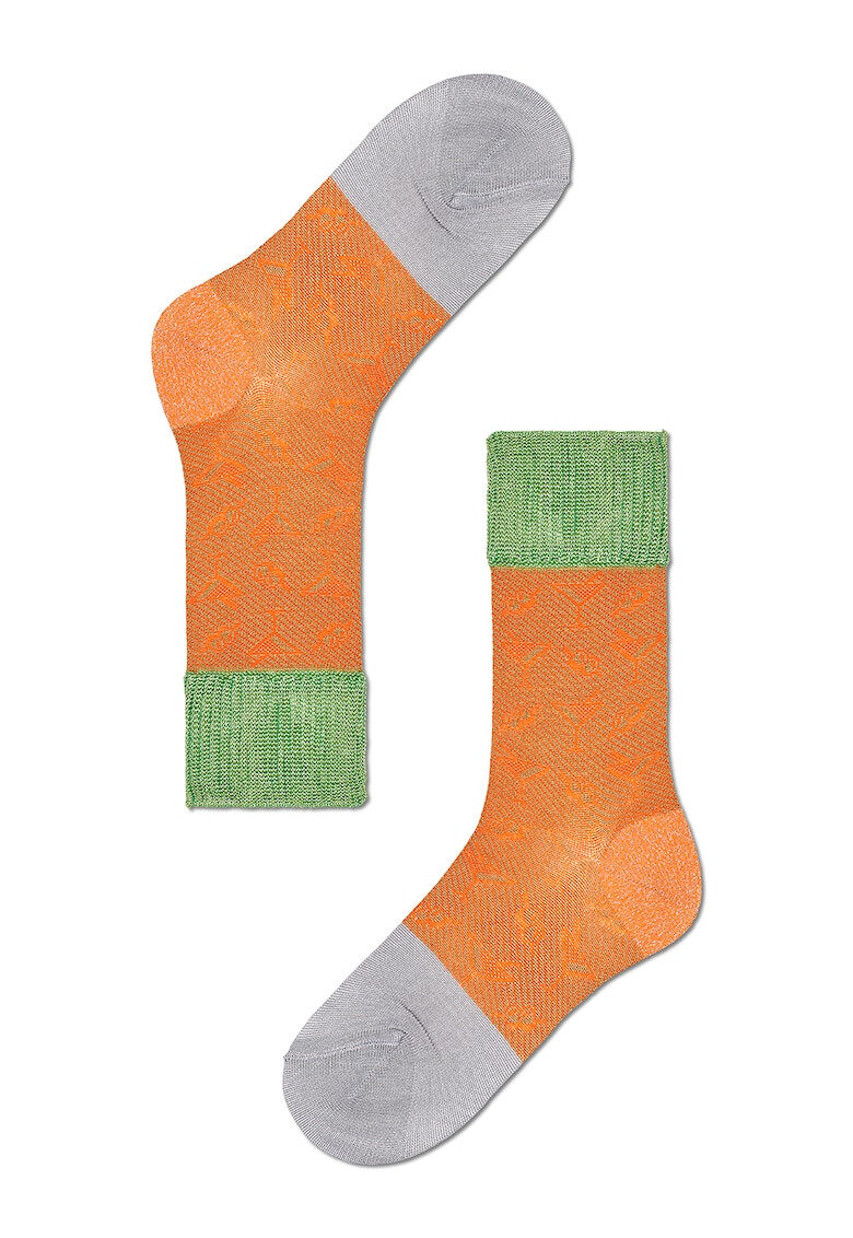 Happy Socks Sosete lungi cu model - 1 pereche - Pled.ro