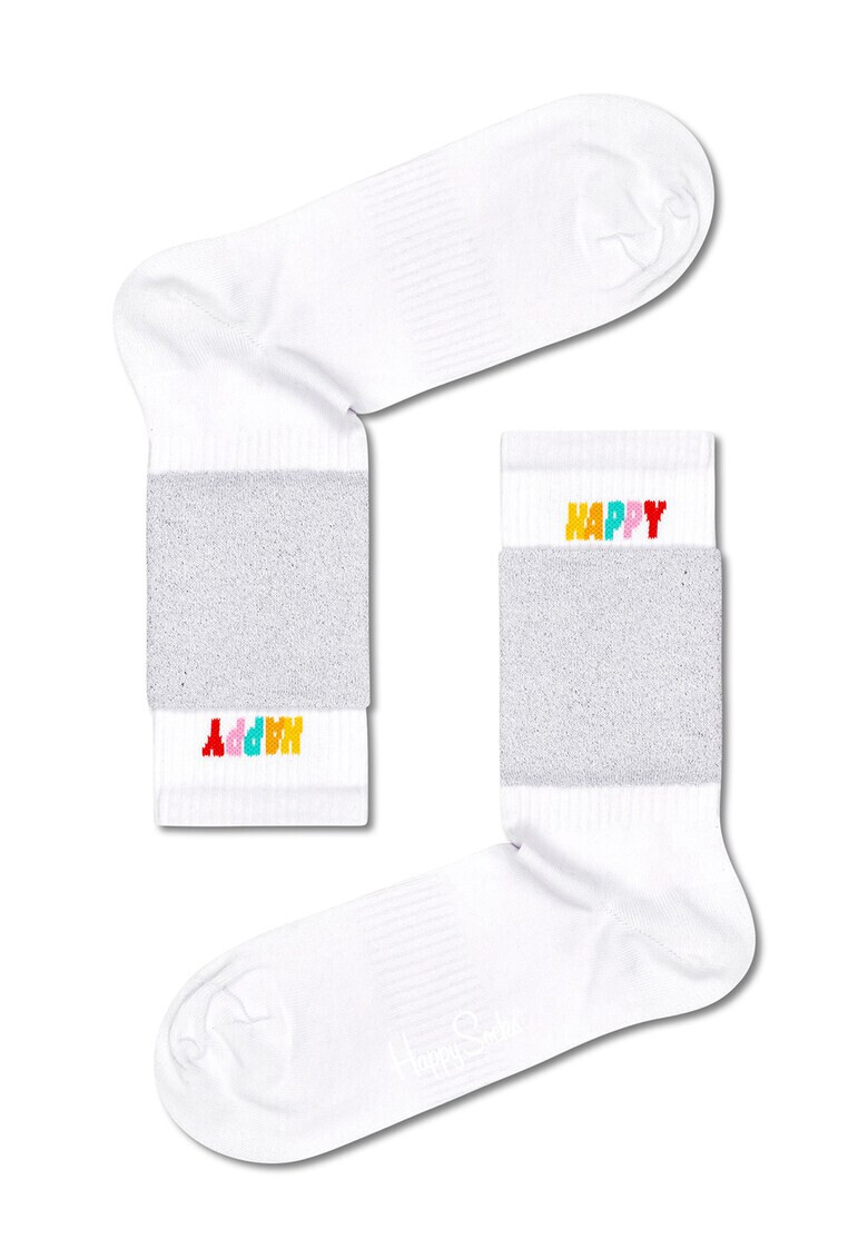 Happy Socks Sosete lungi unisex cu insertii stralucitoare - Pled.ro