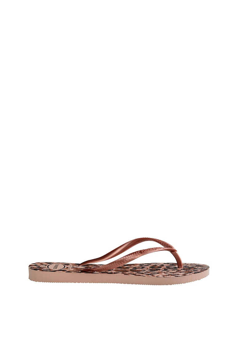 Havaianas Papuci flip-flop cu animal print Slim - Pled.ro