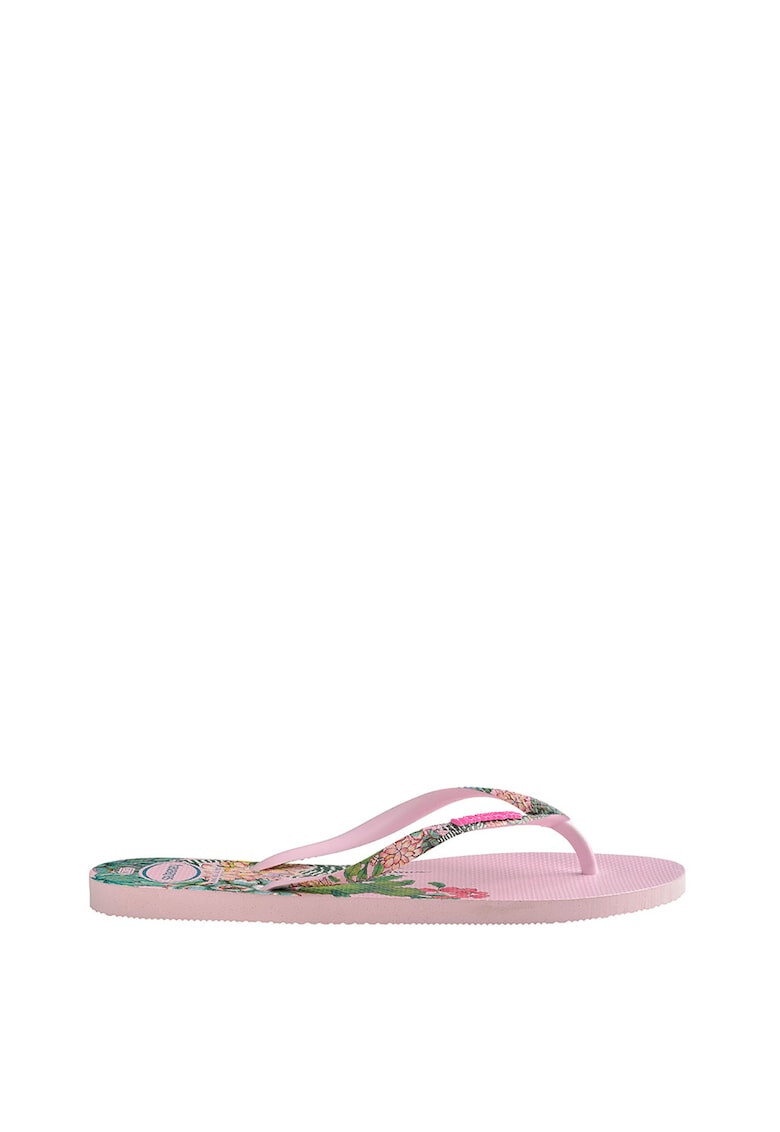 Havaianas Papuci flip-flop cu imprimeu floral Slim Sensation - Pled.ro