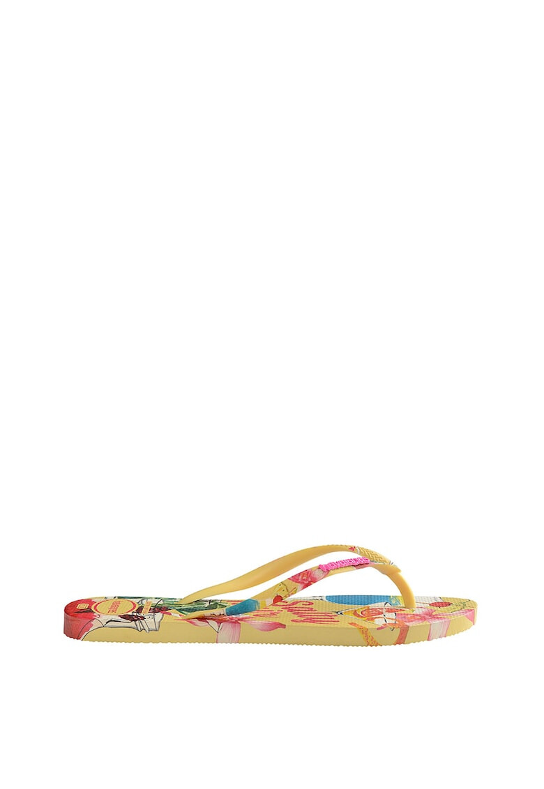 Havaianas Papuci flip-flop cu imprimeu tropical Slim Summer - Pled.ro