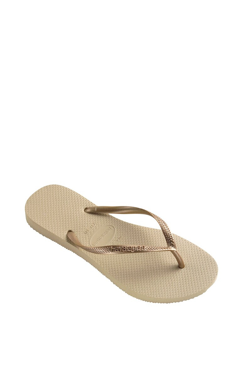 Havaianas Papuci flip-flop cu logo in relief Slim - Pled.ro