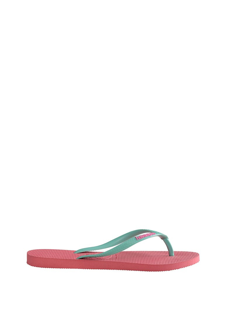 Havaianas Papuci flip-flop cu logo si barete contrastante Slim - Pled.ro