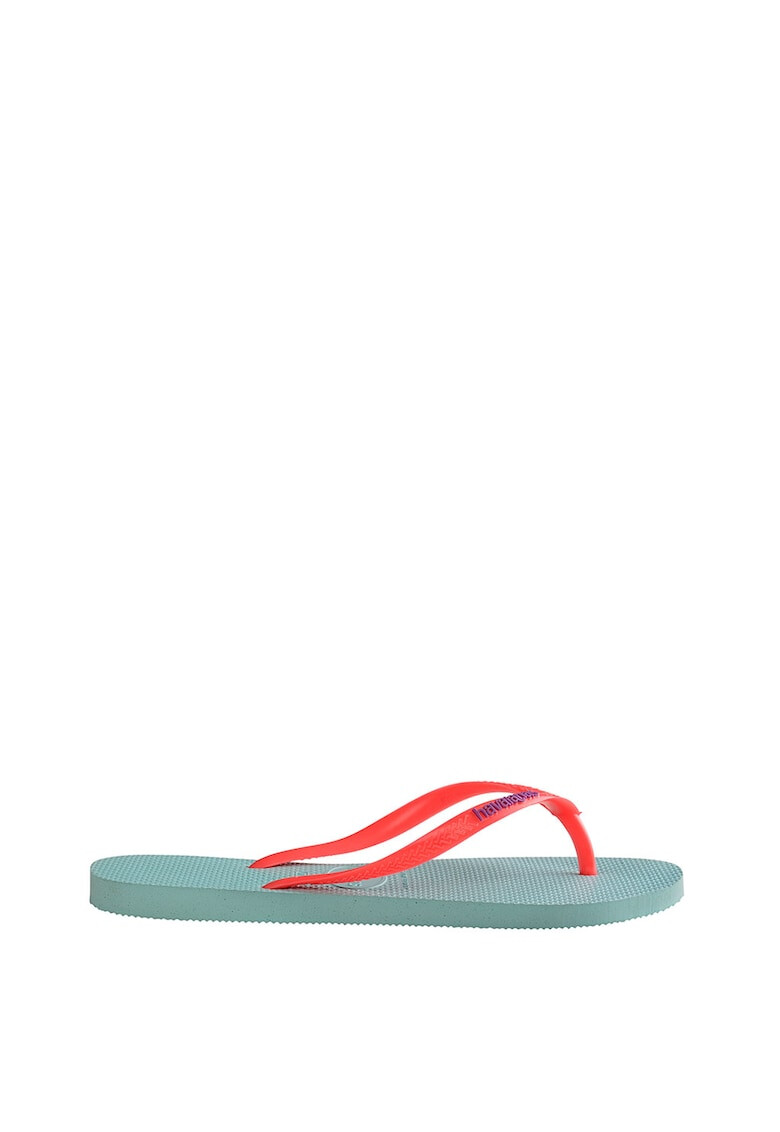 Havaianas Papuci flip-flop cu logo si barete contrastante Slim - Pled.ro