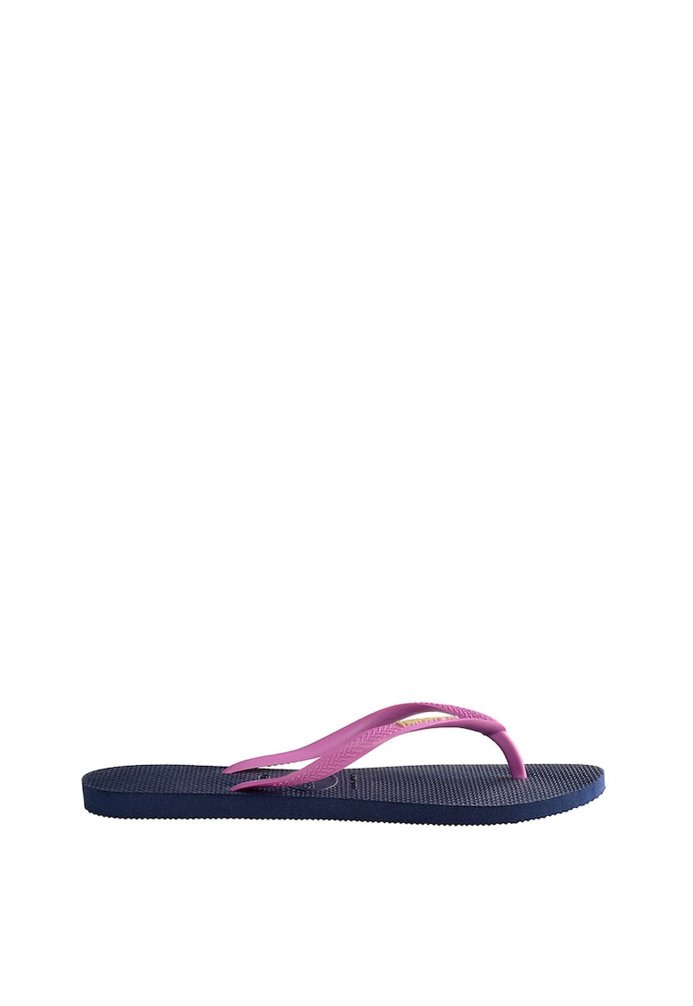 Havaianas Papuci flip-flop cu logo si barete contrastante Slim - Pled.ro