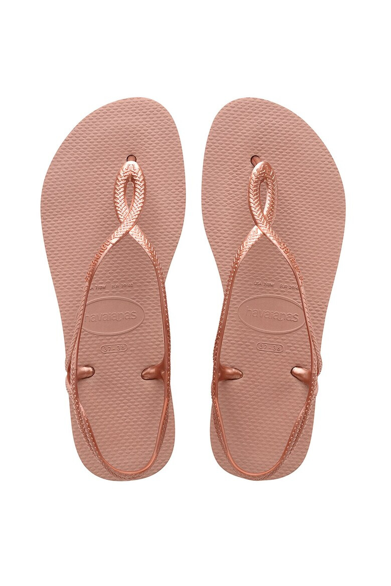 Havaianas Sandale cu bareta separatoare si aspect texturat Luna - Pled.ro