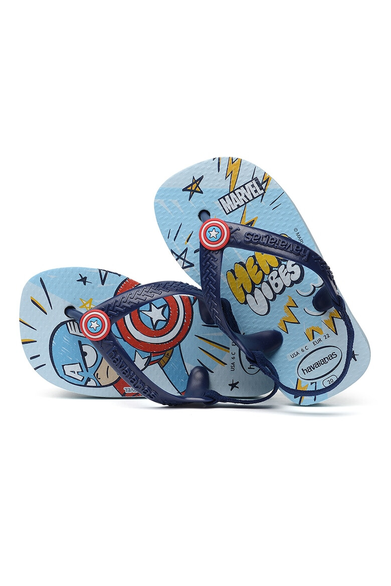 Havaianas Sandale slingback de cauciuc Marvel - Pled.ro