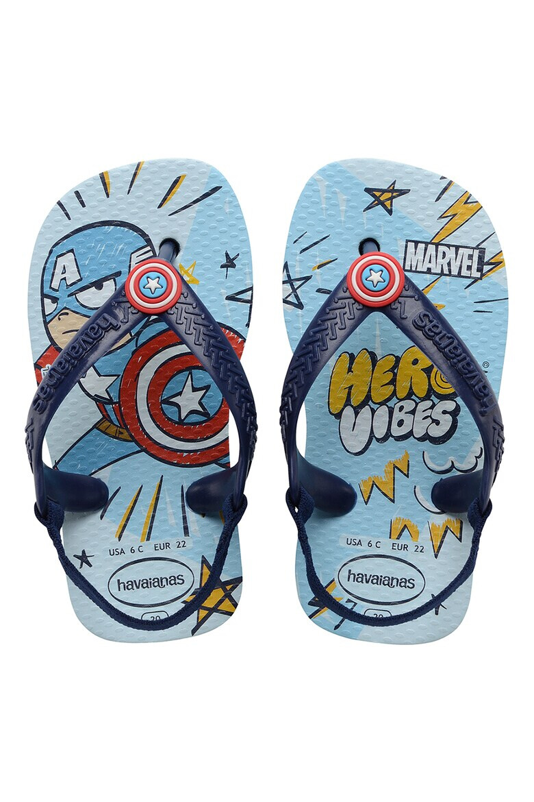 Havaianas Sandale slingback de cauciuc Marvel - Pled.ro