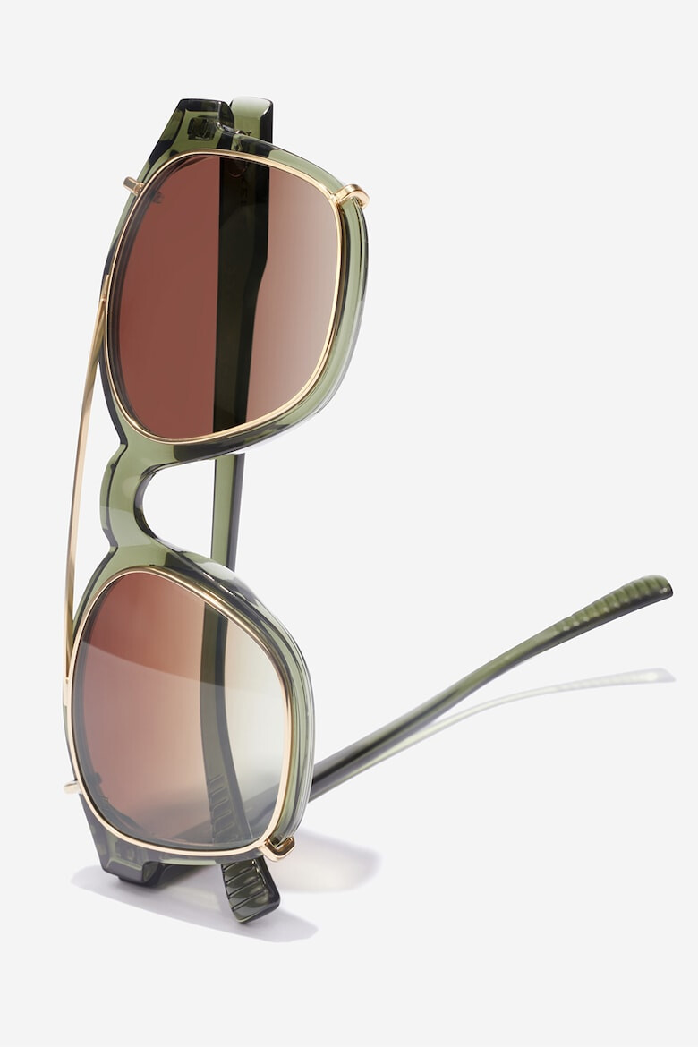 Hawkers Ochelari de soare unisex patrati aviator cu lentile in degrade Dot - Pled.ro